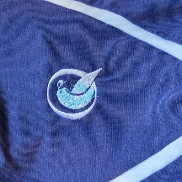 G/FORE Womens Colour Block Silky Tech Quarter Zip Golf Pullover Size L - Picture 8 of 10